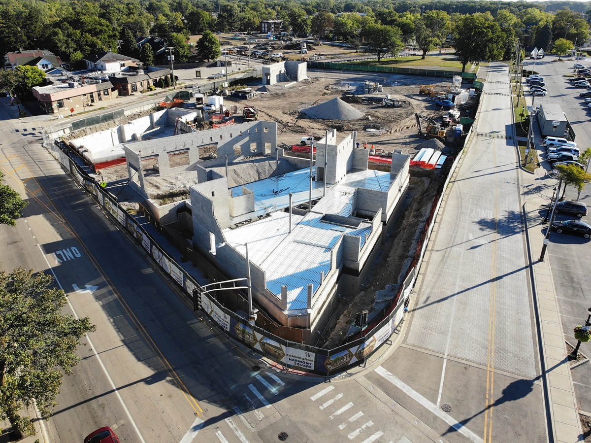 Harmony Square construction on September 4, 2024